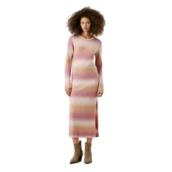 Robe à Manches Longues Colombe Slate Rose Pink S