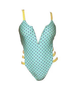 Me Fui - Monokini Verde M22-0313X1