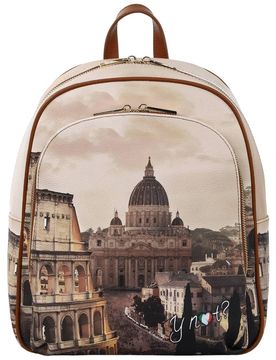 Zaino donna backpack JUBILEE eco pelle e pelle tasche multiple