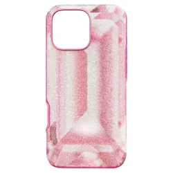 Custodia per smartphone High, Motivo con stampa in cristallo, iPhone® 16 Pro Max, Rosa OS