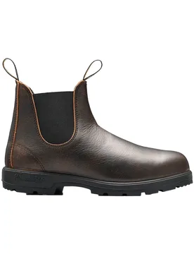 Bottines en cuir - Classic Chelsea Boots Vintage Brown en Cuir - Taille 41 - Marron - Blundstone - FashionsVida
