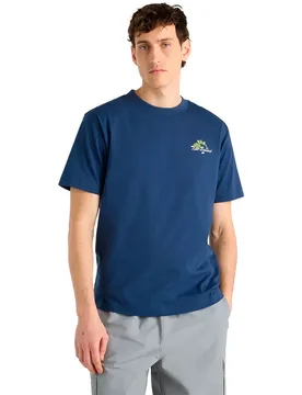 Maglietta A Maniche Corte Grab A Bite Tokyo Blue S - New Balance - FashionsVida