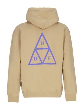 Felpa Cappuccio Uomo Set Triple Triangle Po Hoodie Oatmeal