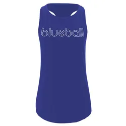 Maglietta Senza Maniche Slim Racerback Blue