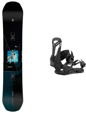Packs (snowboard + fix) - Snowboard all-mountain freestyle - Pack Super DOA 2026 - Noir - CAPiTA - FashionsVida