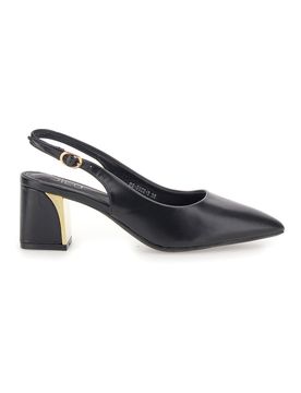 Décolleté Nero slingback tacco medio DQ50233 37