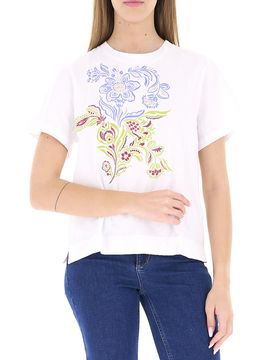 T-shirt girocollo BIANCO S