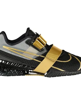 Chaussures D´haltérophilie Romaleos 4 Black / Metallic Gold / White EU 41 - Nike - FashionsVida