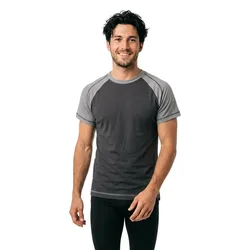 T-shirt à Manches Courtes Image 50301 Black / Anthracite 3XL