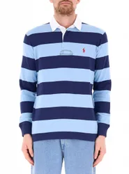 Polo maniche lunghe POLO AZZURRO S