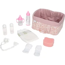 Canastilla Elegance Rosa Con Accesorios 10X1