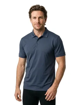 Polo à Manches Courtes Crossover 17083 Stone Blue S - MASCOT - FashionsVida