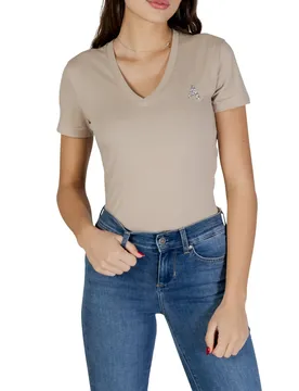 Damen T-Shirt Beige 506049