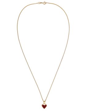 ELLI Cadena 'Herz' oro / rojo