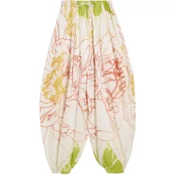Pantalón de mujer globo 100% algodón