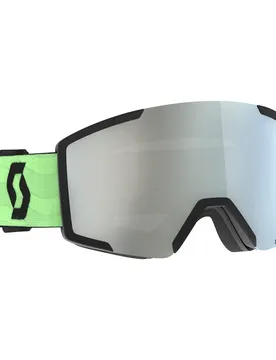 Masque De Ski Shield+extra Lens Glow Green Amplifier White Chrome/CAT2 Homme