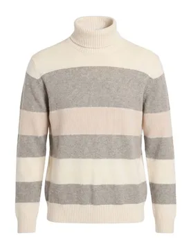 Rollkragenpullover Herren Elfenbein 50 Herren - LUIGI BORRELLI NAPOLI - FashionsVida
