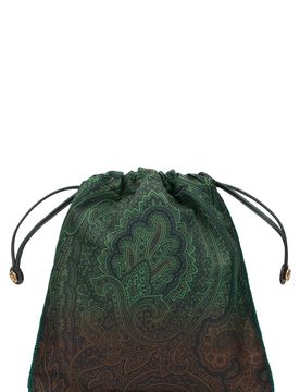 Bosa Paisley Mini Handbag Pouch with Adjustable Handles (25 cm)