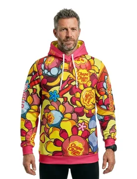 Felpa Con Cappuccio Chupa Chups Flower Multicolour S - OTSO - FashionsVida