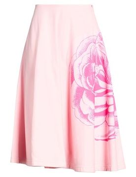Falda midi Mujer Rosa 44 Mujer