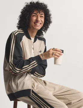 GIACCA DA ALLENAMENTO MESH LOOSE S Stone Khaki - Adidas - FashionsVida
