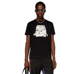 Maglietta A Maniche Corte Diegor N1 Black Black Black S