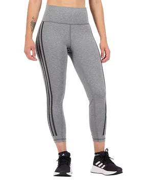 Leggings Optime Ticons Dark Grey Heather L - Adidas - FashionsVida