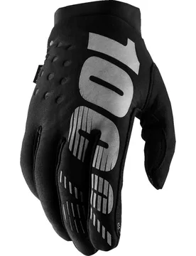 Guanti Moto Cross Enduro Mtb BRISKER LADY Nero Grigio taglia S - 100% - FashionsVida
