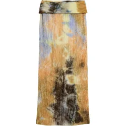 Desigual - Falda larga textura