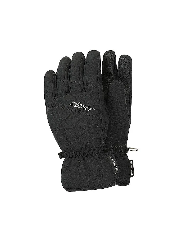 Damen Skihandschuhe GORE-TEX schwarz 7,5 W - Ziener - FashionsVida