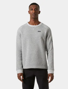 Men’s Varde Crewneck Grey M - Grey Fog - Male - Helly Hansen - FashionsVida