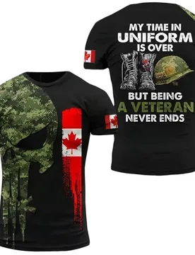 Canada Flag T Shirt Men Maple Emblem Camouflage Tops Pop 3D Jungle Camo Print Proud of Canadian T-shirt Beige Field Short Sleeve - Aliexpress - FashionsVida