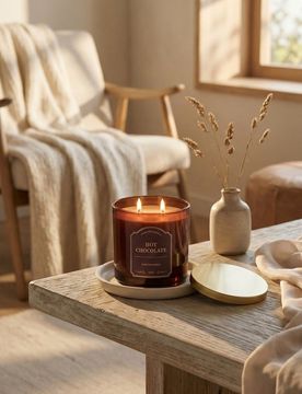 Candela profumata Hot Chocolate - marrone