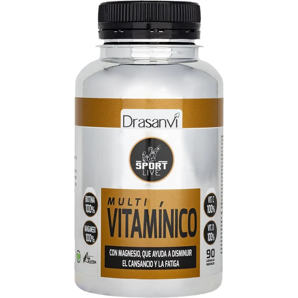 Capsules Multivitamin Sport Live 90 Unités - Drasanvi - FashionsVida