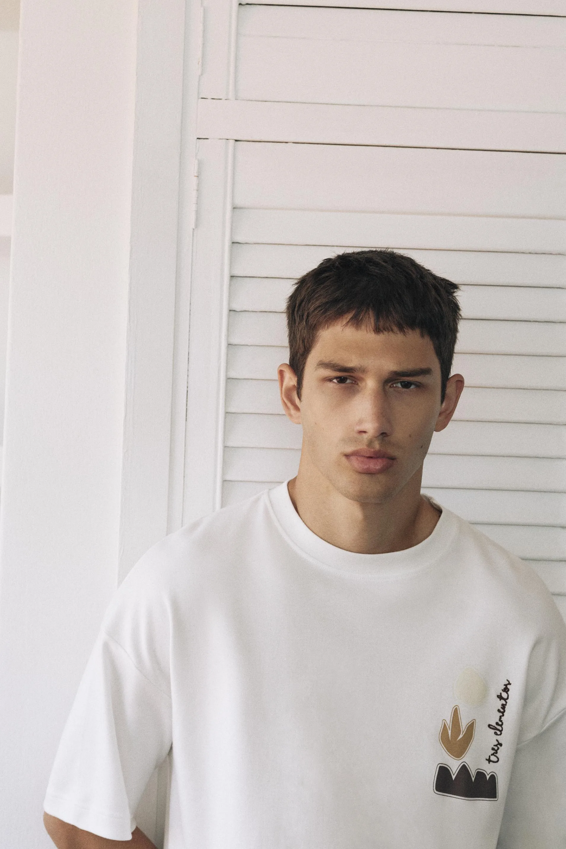 Short Sleeve Graphic T-Shirt (Size: ) - Pull&bear - FashionsVida