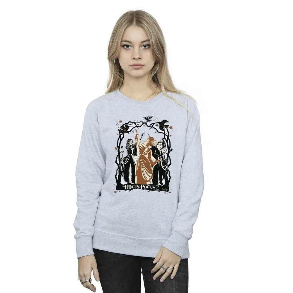 Hocus Pocus Birds Sweatshirt - Grey - Size: S - Disney - FashionsVida