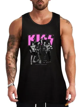 New KISS ? The Band - Pink, Black and White Version Tank Top singlets for men gym clothing - Aliexpress - FashionsVida