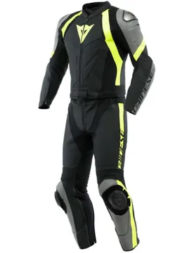 Tuta Moto Divisibile AVRO 4 2pcs Nero Grigio Fluo taglia 48 - Dainese - FashionsVida