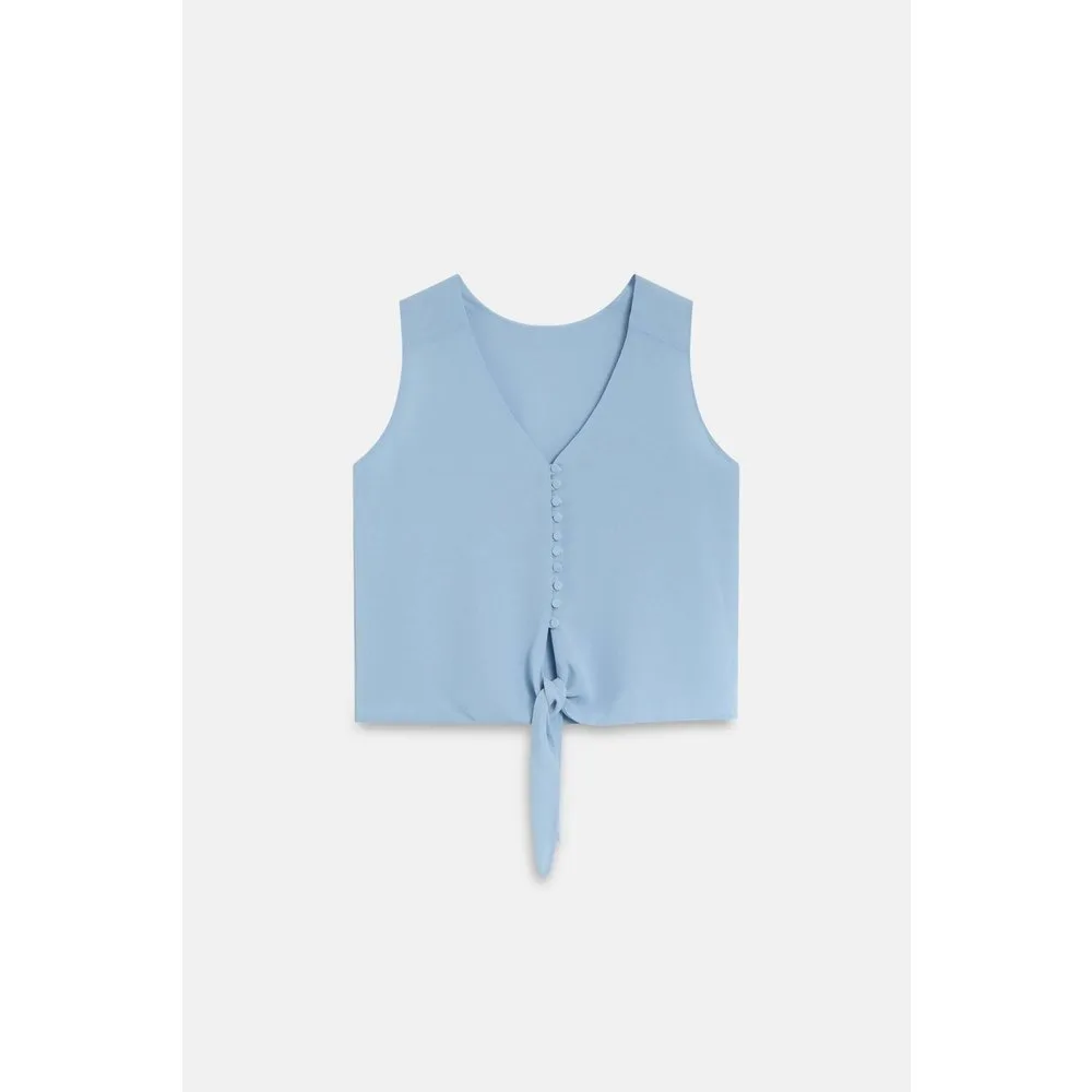 Top de mujer de corte recto y largo medio - Bimani - FashionsVida