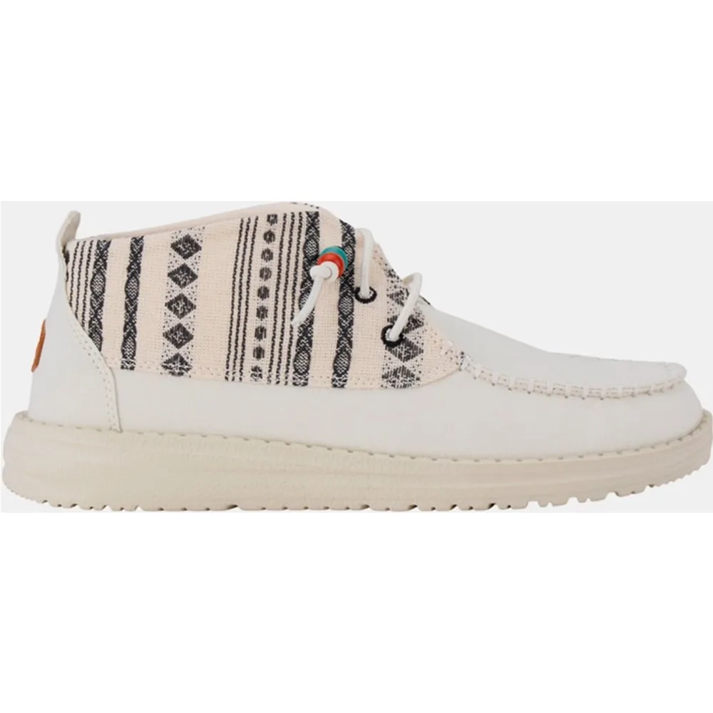 Botines de mujer de tejido y cordones elásticos - HeyDude - FashionsVida