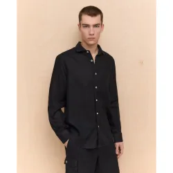 Camisa de hombre manga larga lino
