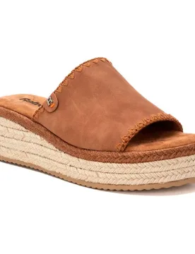 Sandales Compensées 17277901 Camel EU 40 - Refresh - FashionsVida