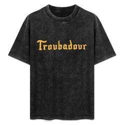 Faded Troubadour T-Shirt Casual Graphic Print Tee