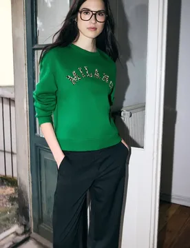 Street One Loose Fit Sweatshirt female Grün - Street One Studio - FashionsVida