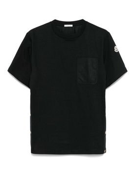 Moncler T-shirt patch tasca