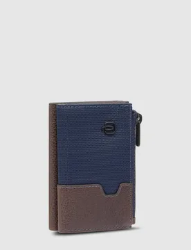Porta carte Uomo PP5585W138R-BLUTM Blu - Piquadro - FashionsVida