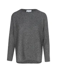 Davida Jersey de cachemira gris L