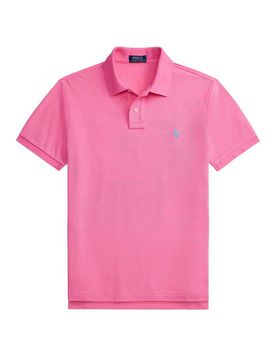 Polo Rosa Con Logo