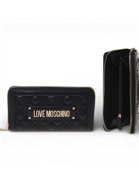 Portafoglio Quilted Donna Nero in Sintetico