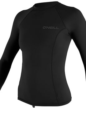 X lycra surf manga larga hombre Negro (S)